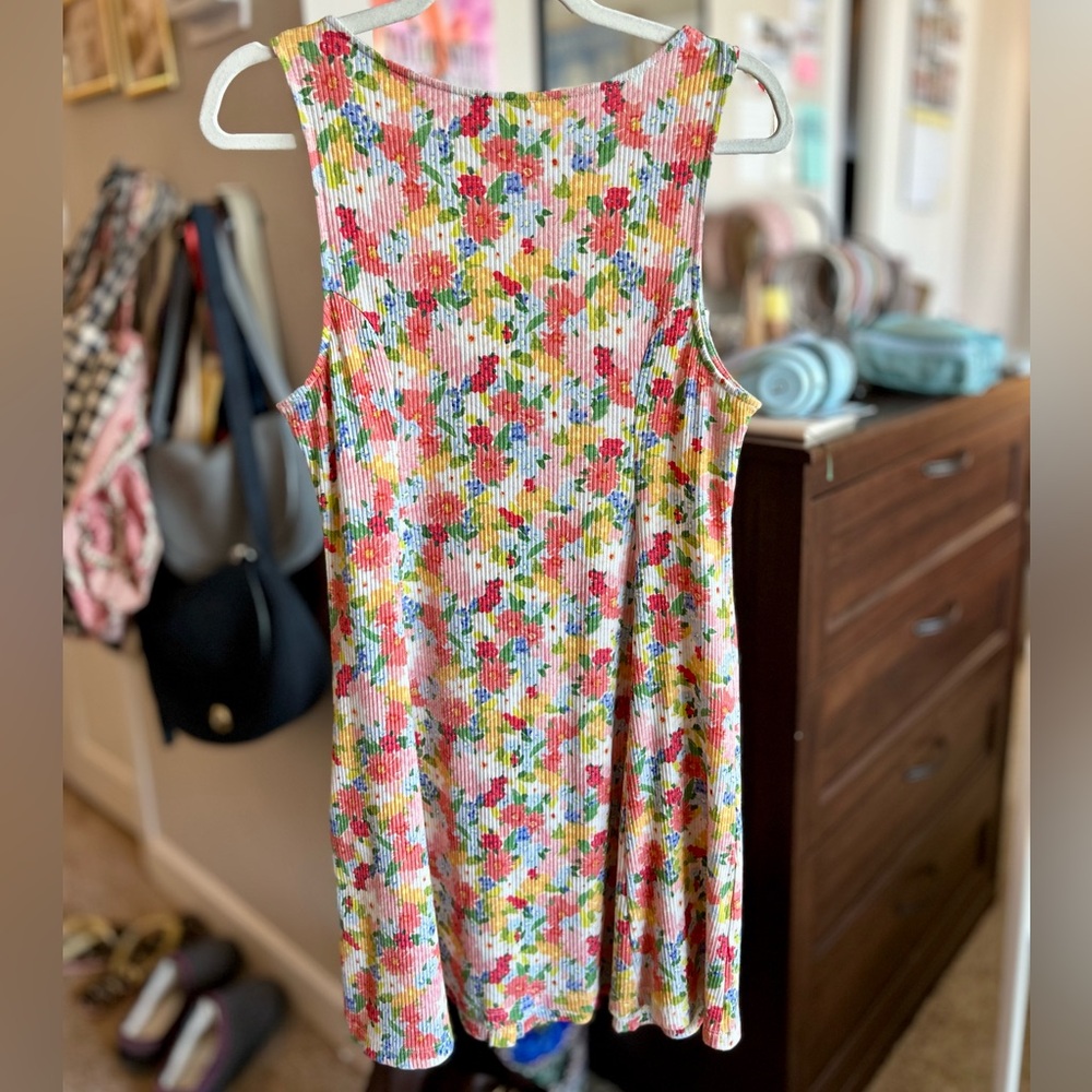 Sezane “Leo” Multicolor Floral Mini Dress - Picture 2 of 5
